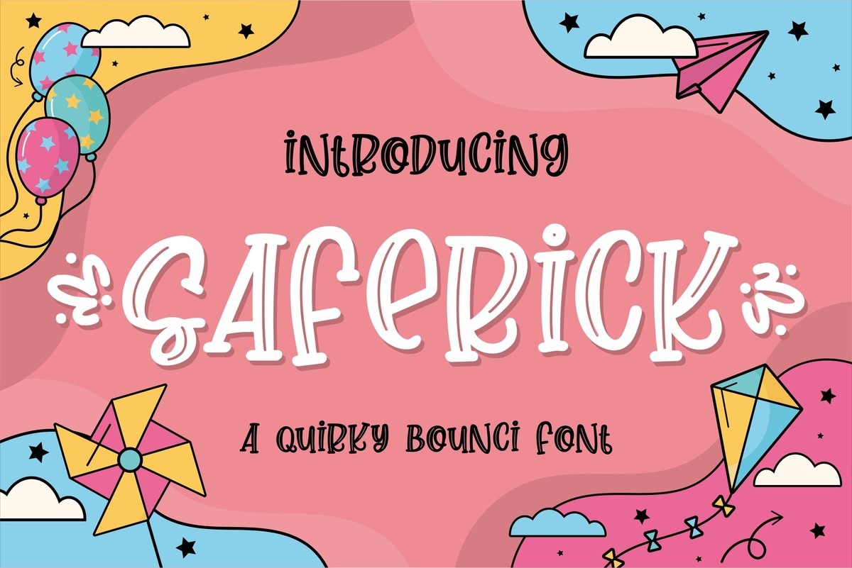 Saferick Font preview