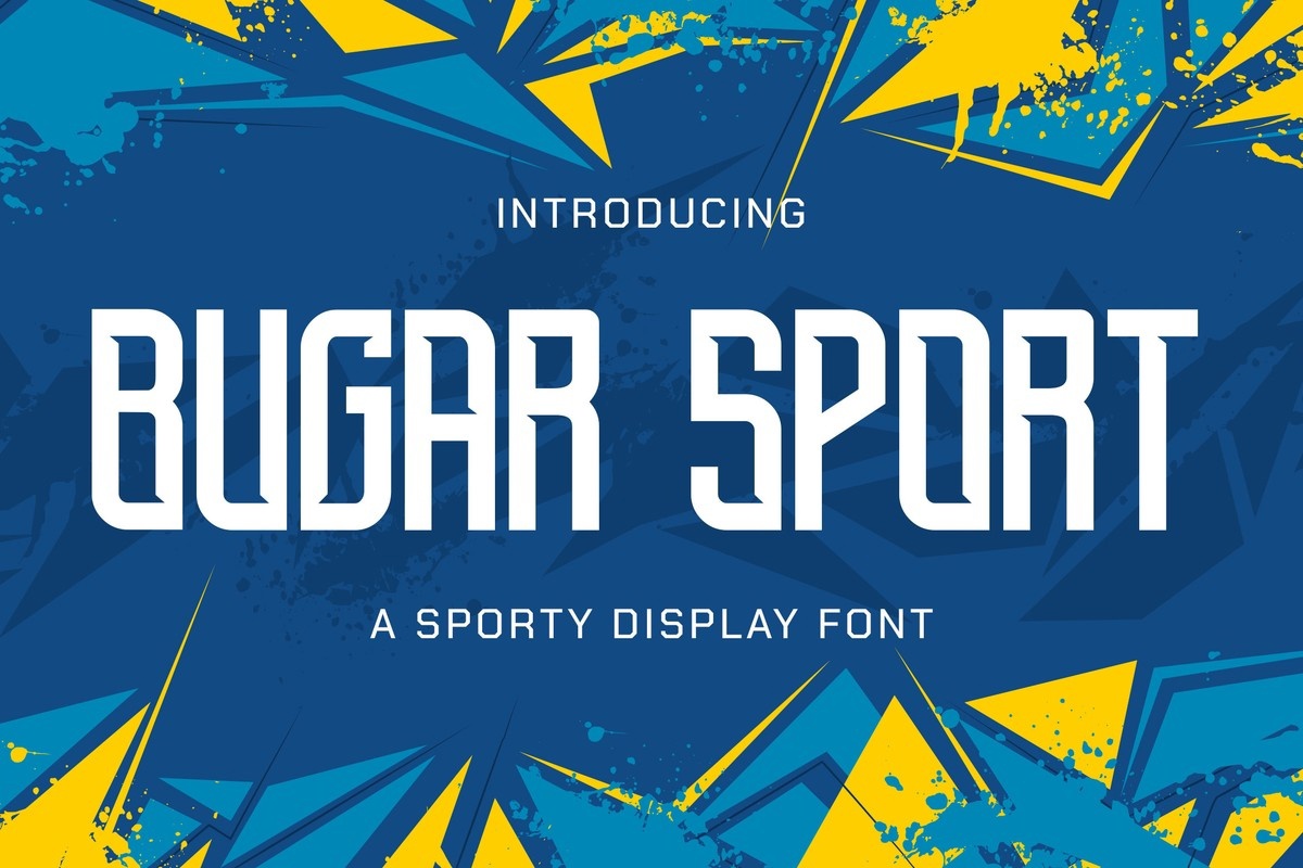 Bugar Sport Regular Font preview
