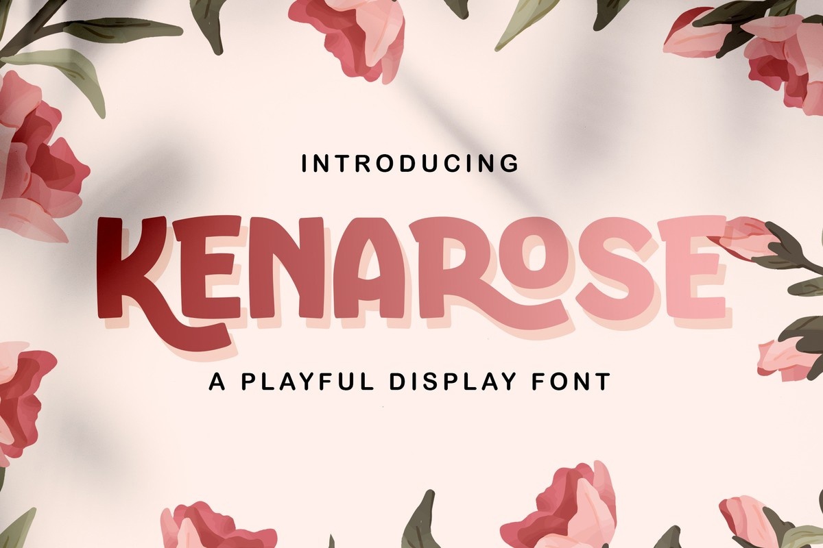 Kenarose Font preview