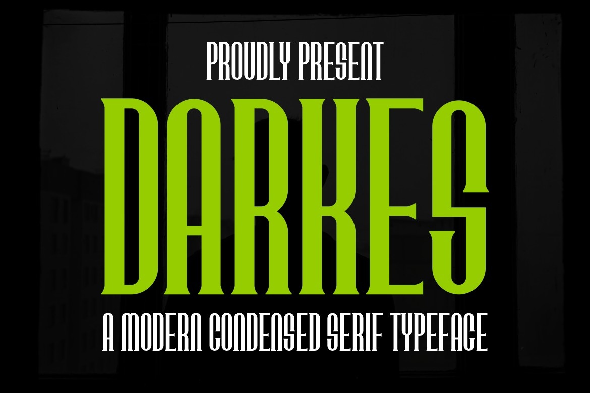 Darkes Font preview