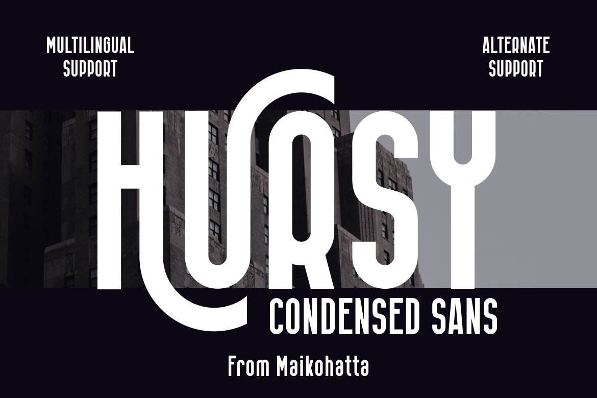 Hursy Font preview