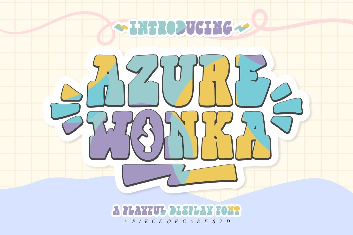 Azure Wonka Regular Font preview