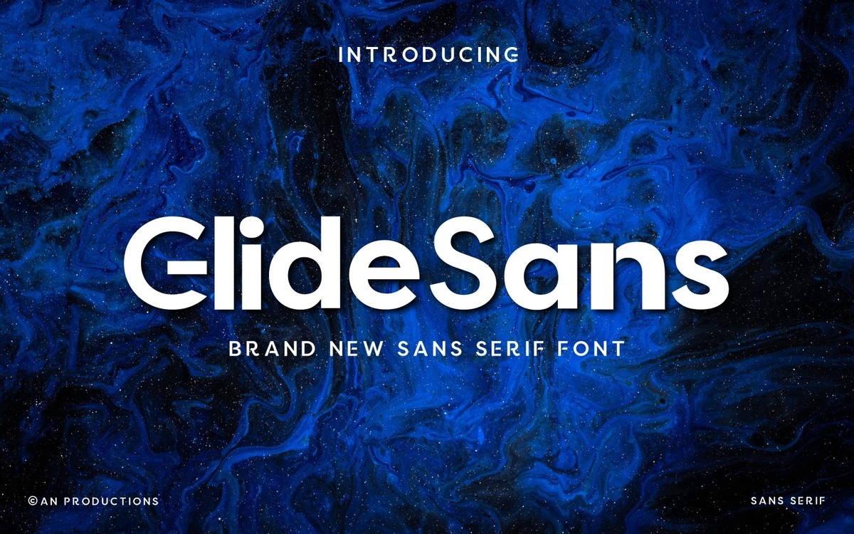 Glide Sans Regular Font preview