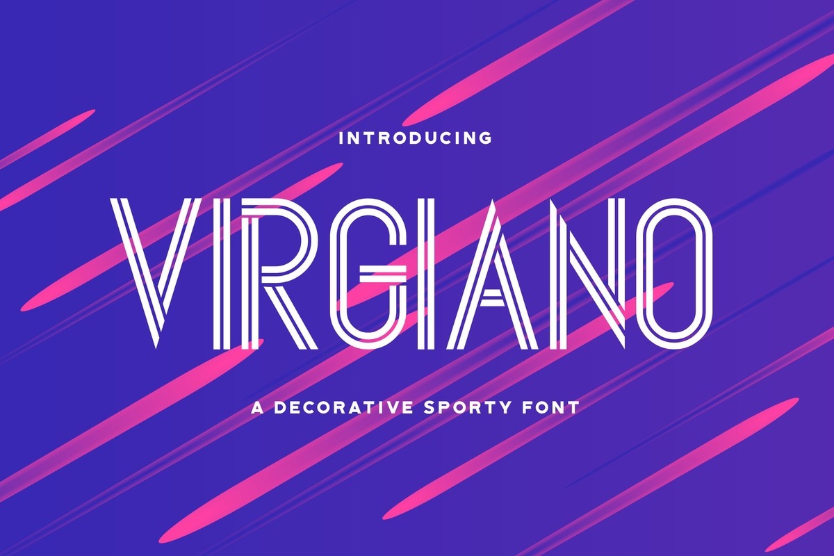 Virgiano Regular Font preview