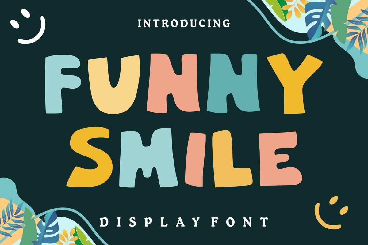 Funny Smile Font preview