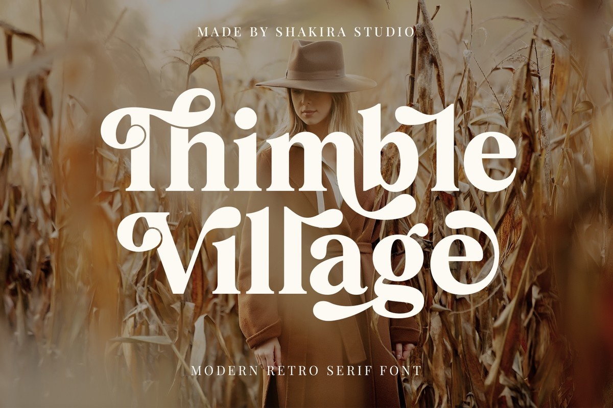 Thimble Village Regular Font preview