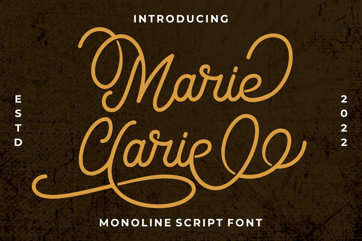 Marie Clarie Font preview