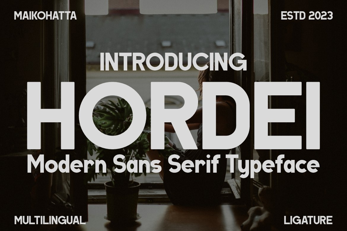 Hordei Regular Font preview
