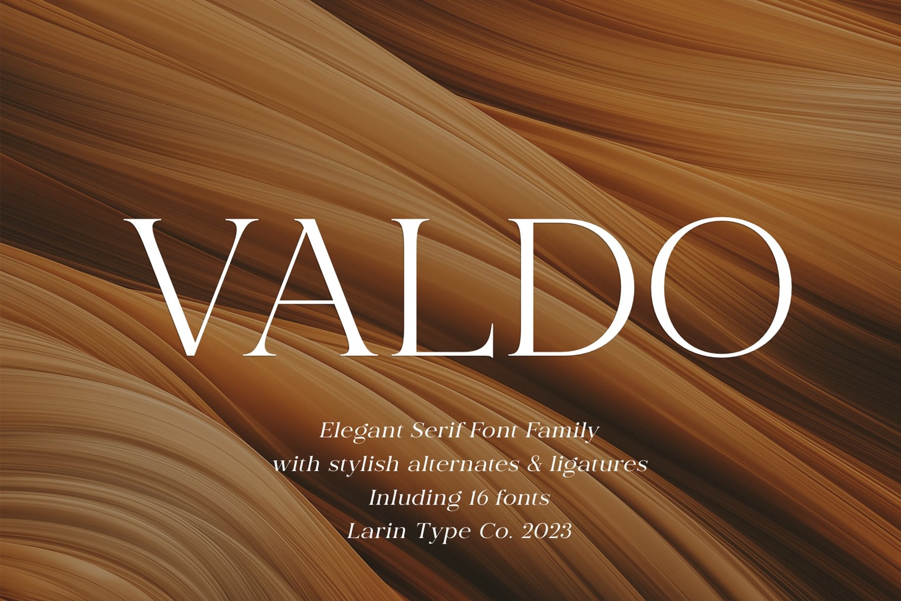 Valdo Thin Font preview