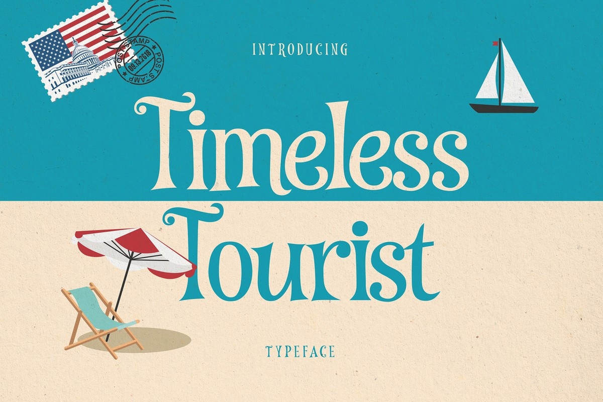 Timeless Tourist Regular Font preview