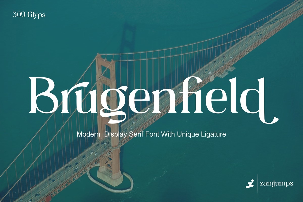 Brugenfield Regular Font preview