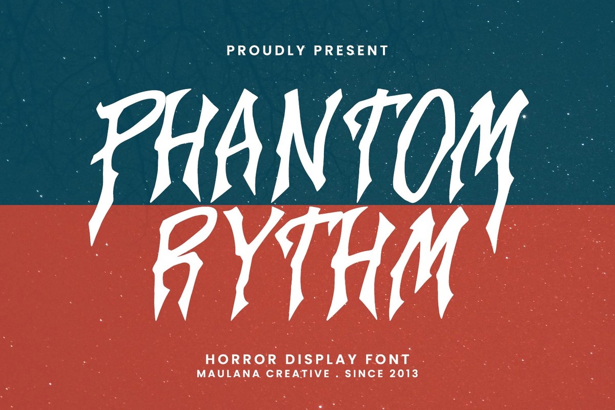 Phantom Rythm Font preview