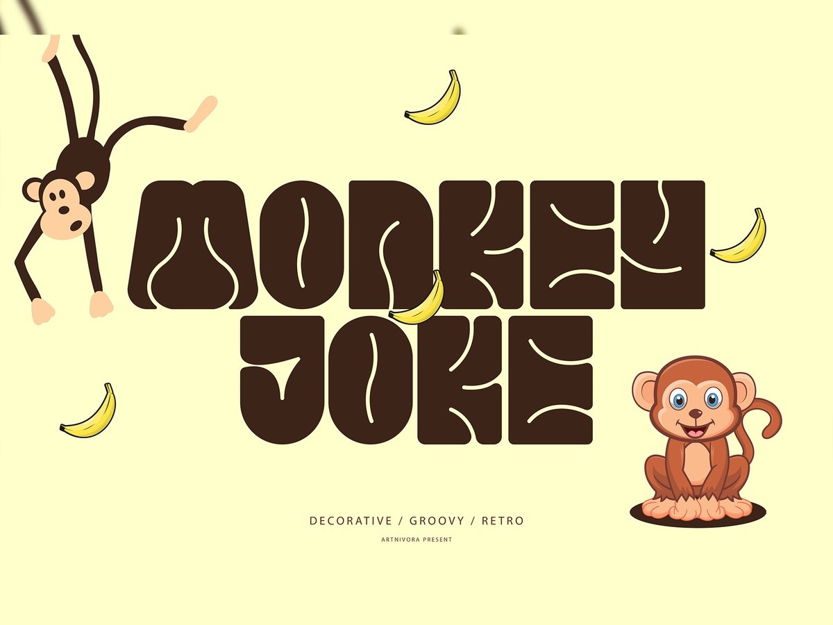 Monkey Joke Regular Font preview