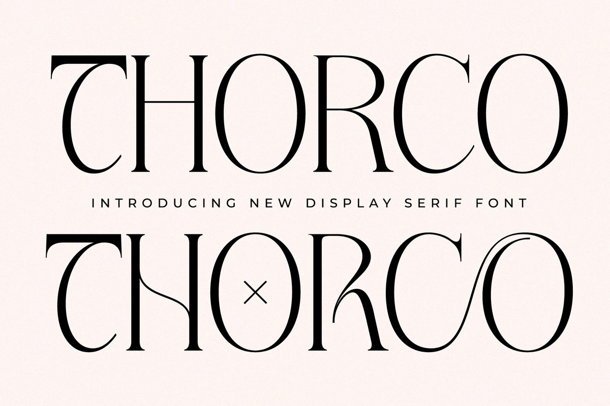 Thorco Font preview