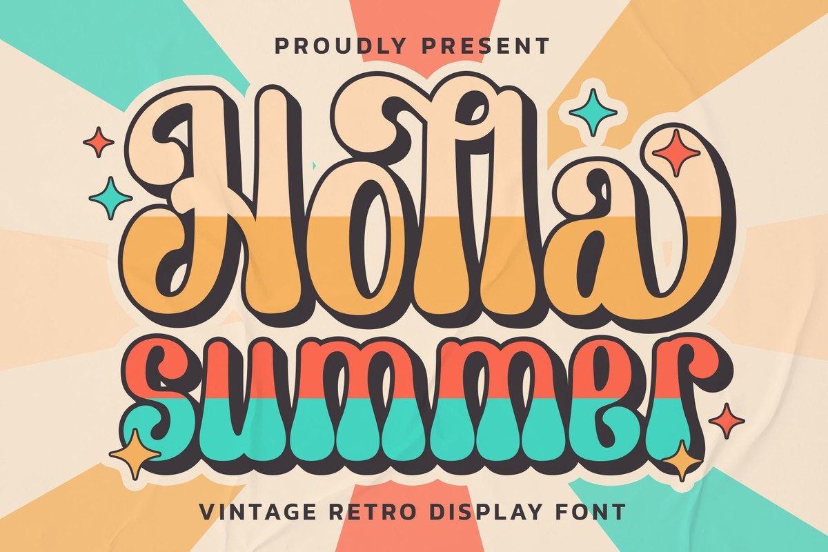 Holla Summer Font preview