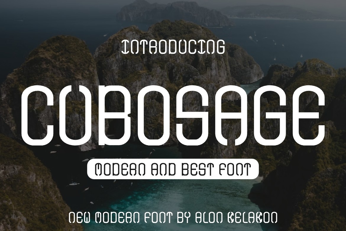Cubosage Font preview