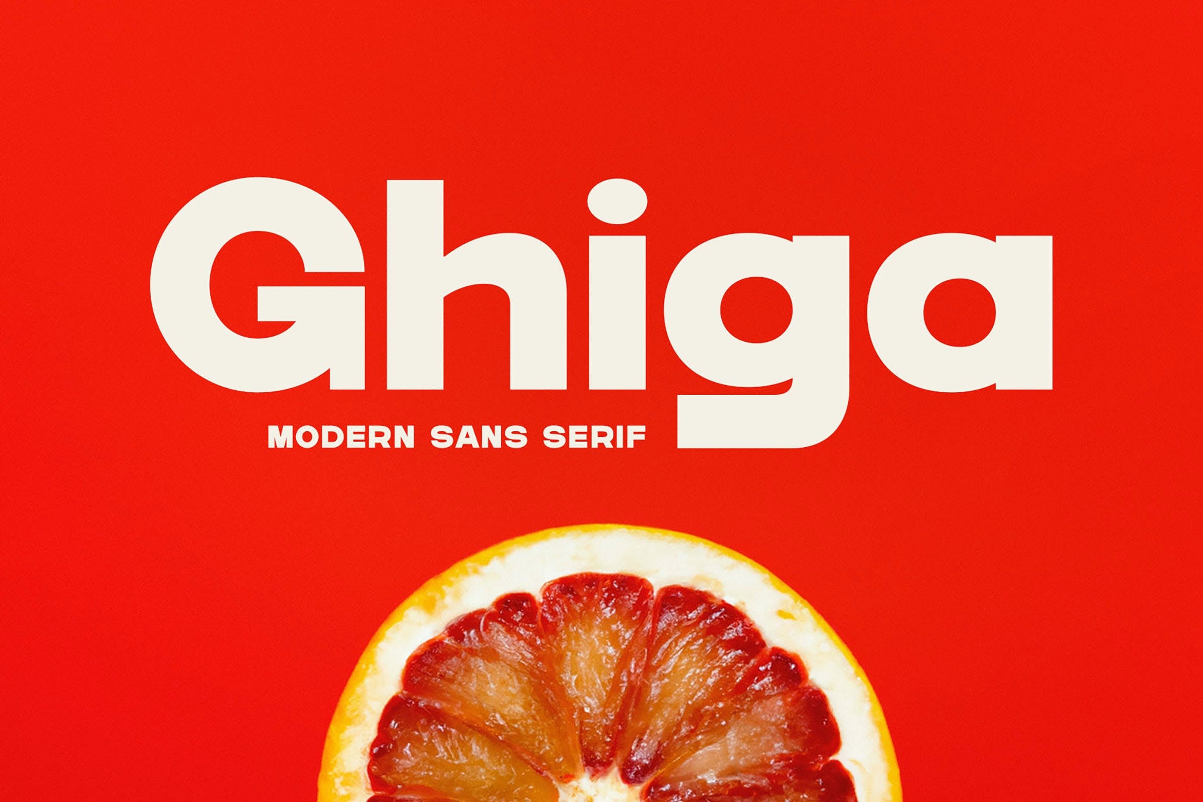 Ghiga Regular Font preview