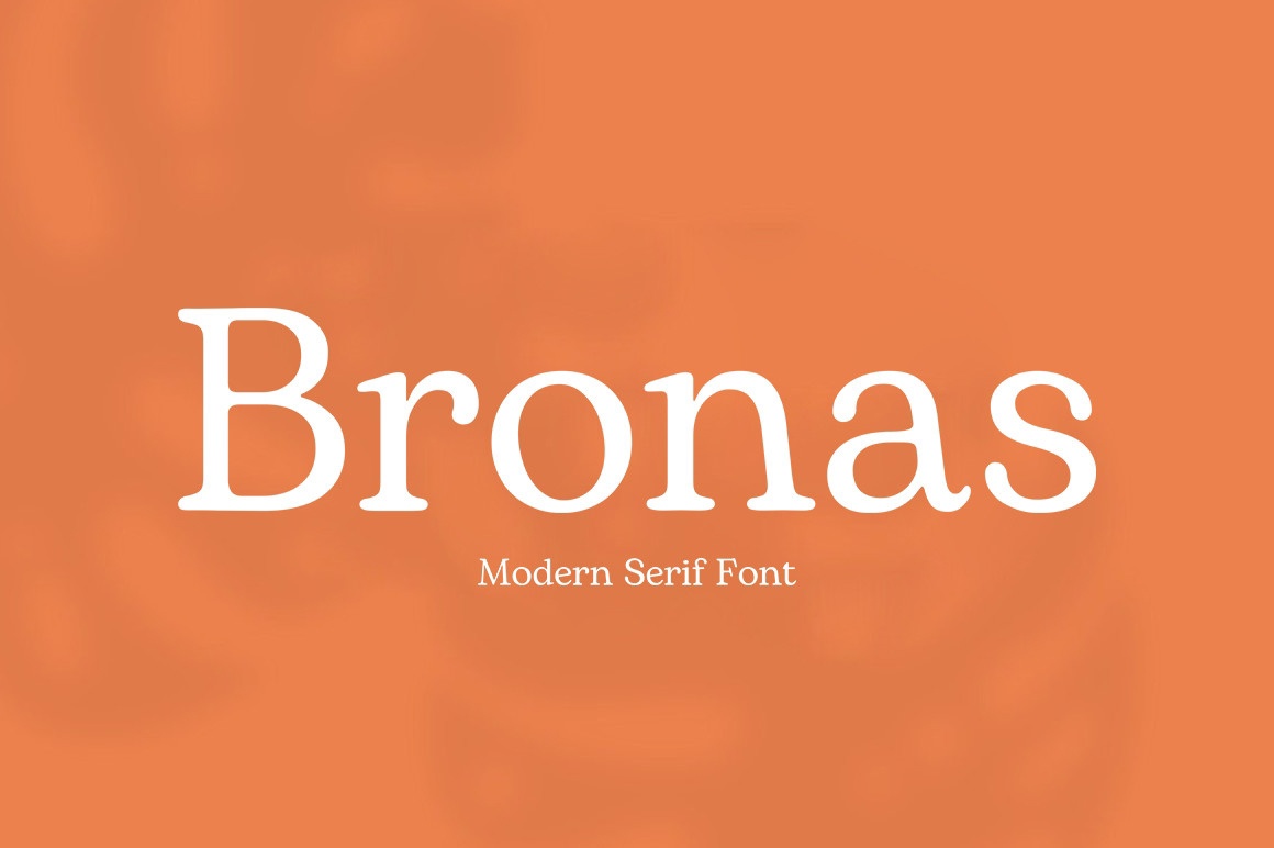 Bronas Regular Font preview