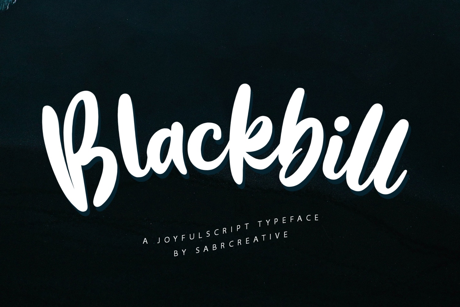 Blackbill Font preview