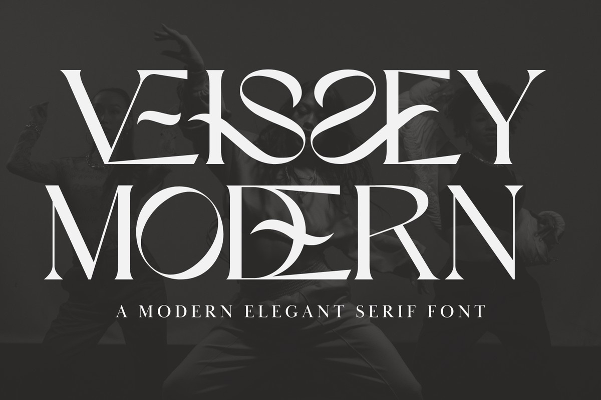 Veissey Modern Regular Font preview