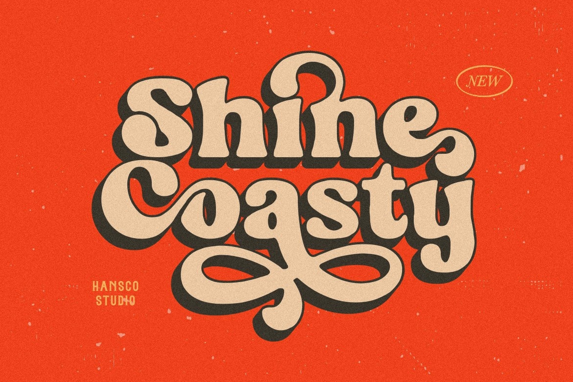 Shine Coasty Font preview