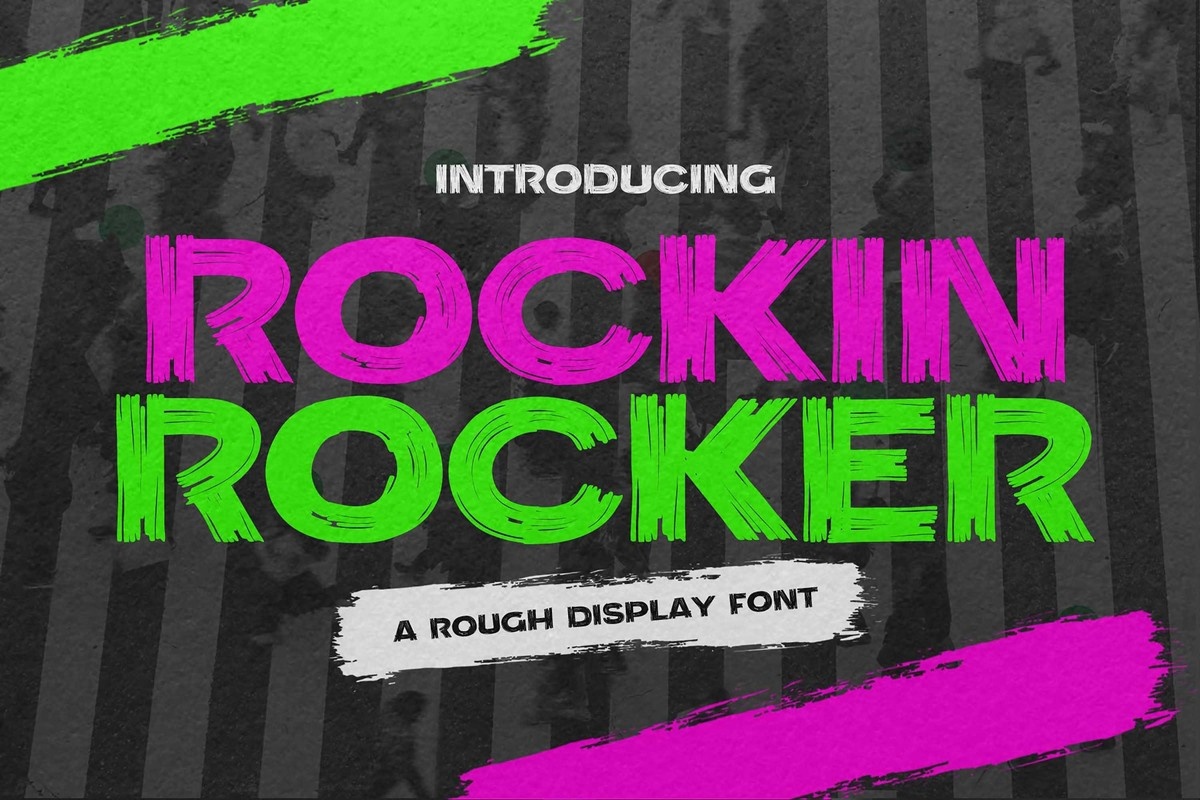 Rockin Rocker Regular Font preview