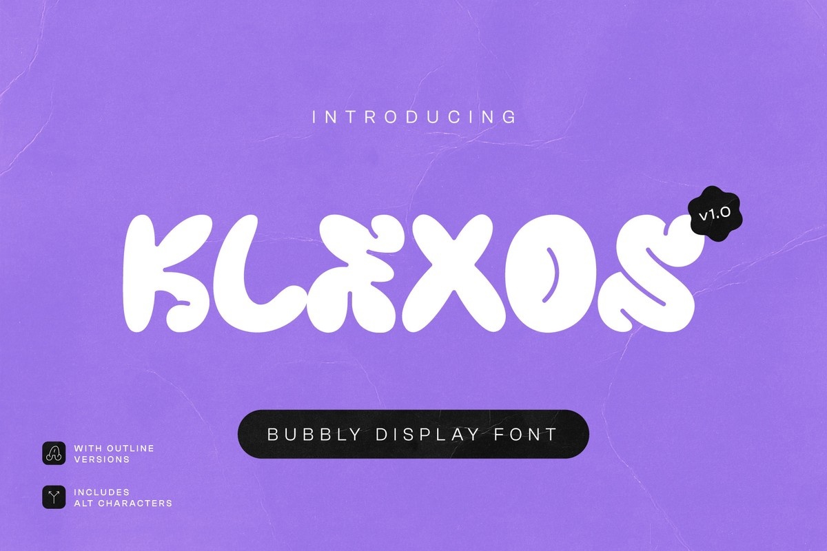 Klexos Font preview