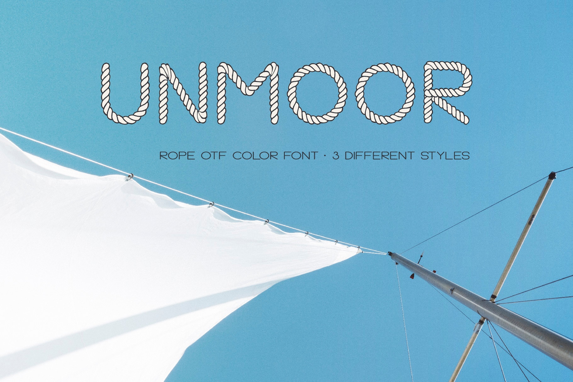 Unmoor Thin Font preview