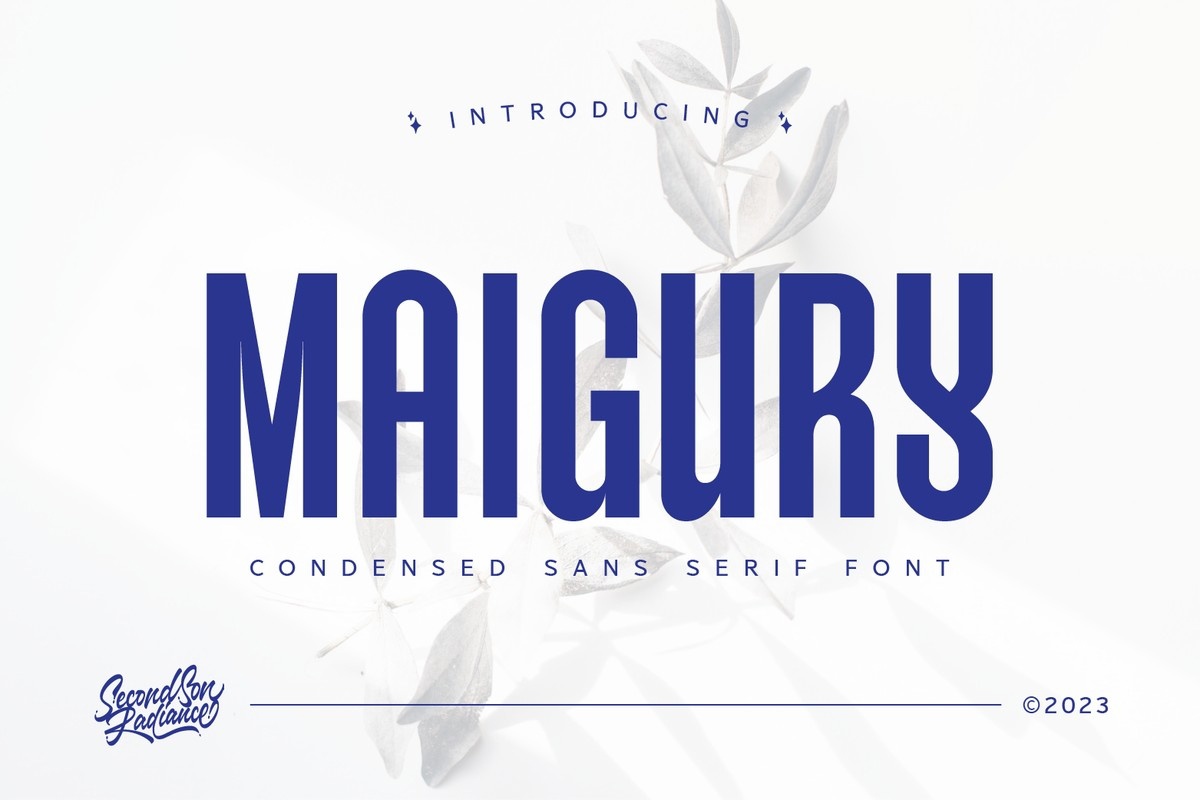 Maigury Regular Font preview