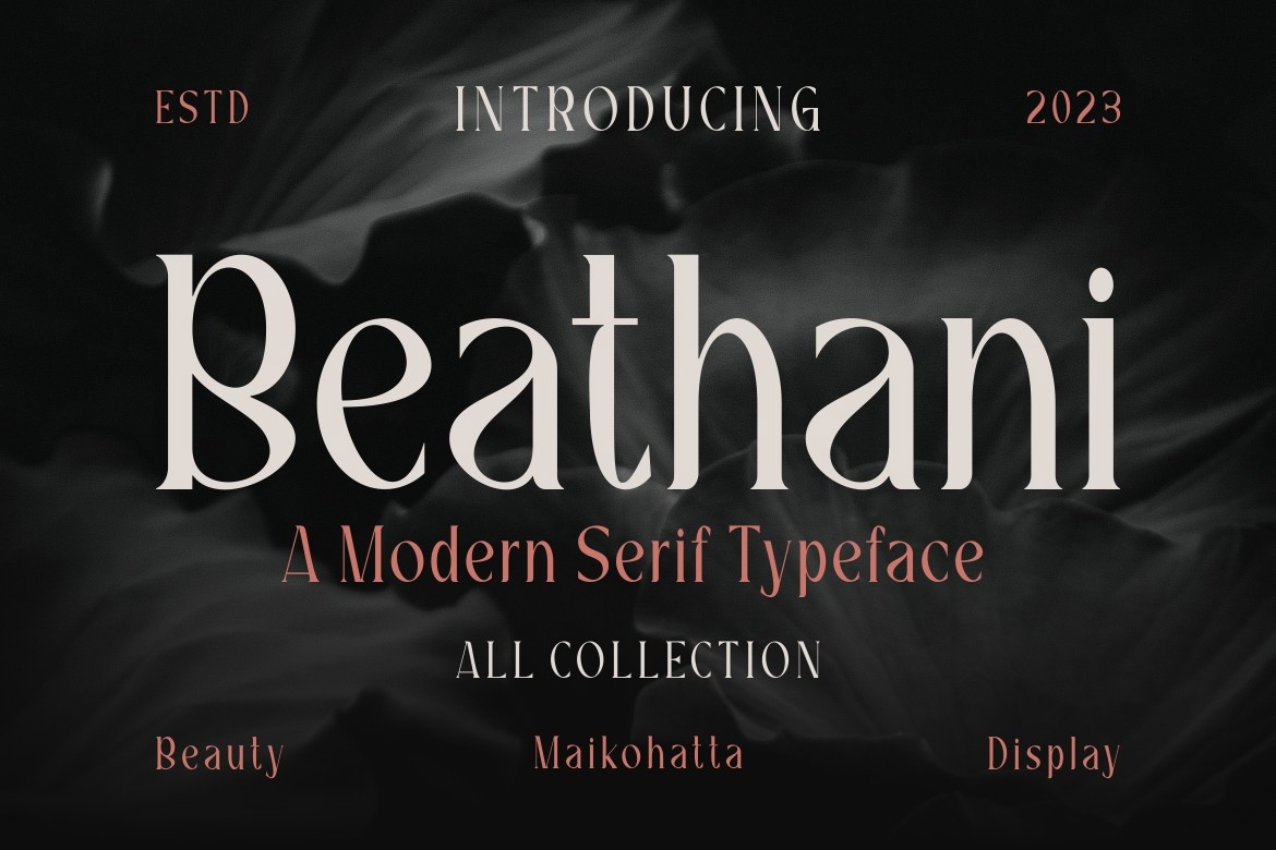 Beathani Font preview