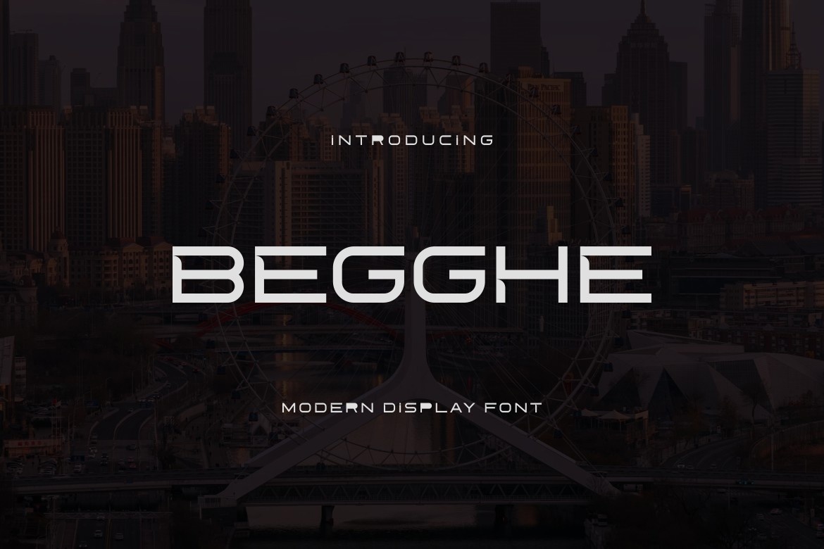 Begghe Font preview