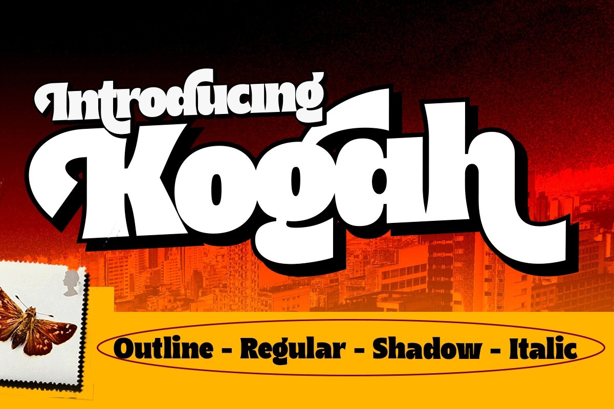 Kogah Font preview