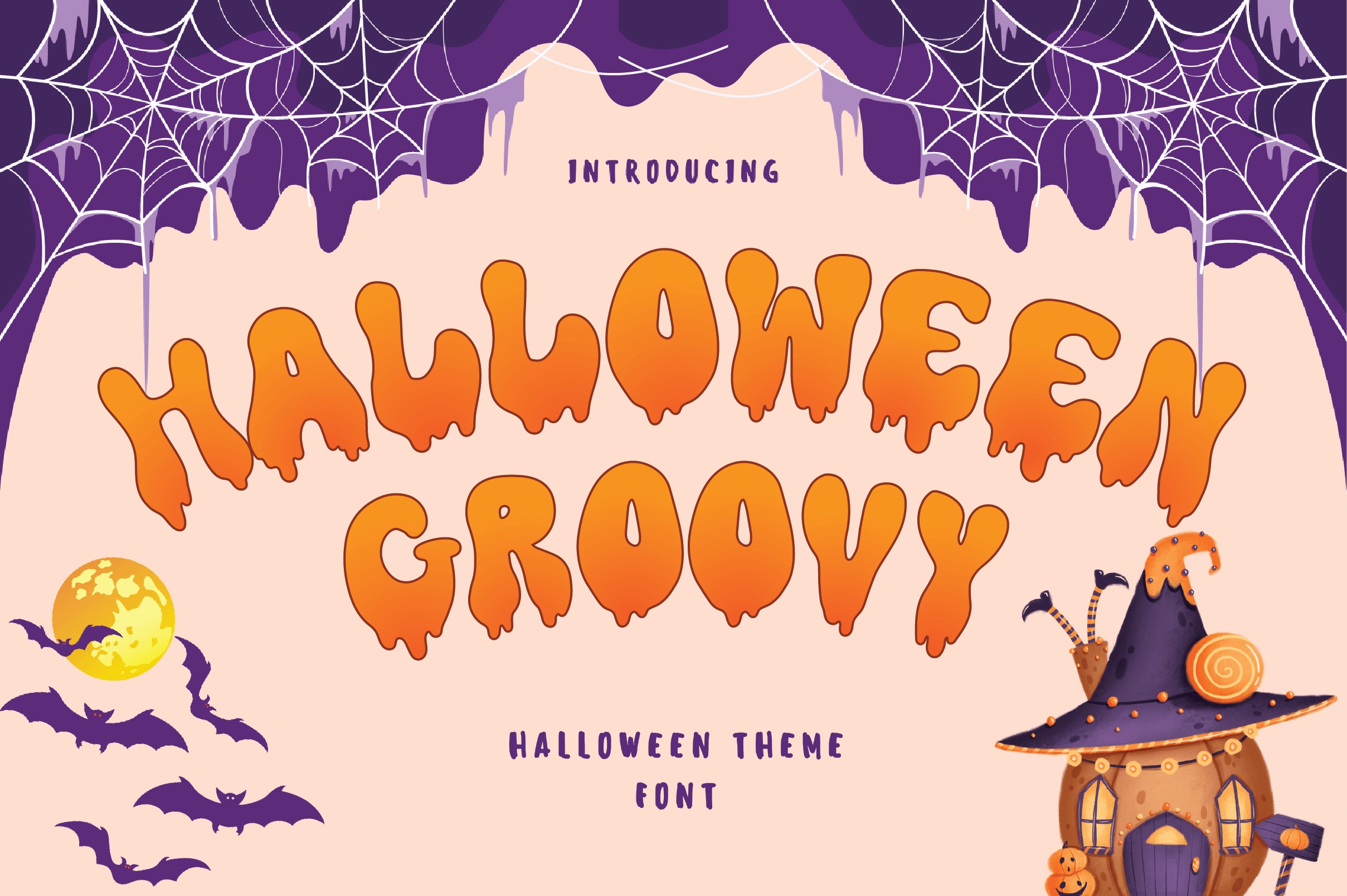 Halloween Groovy Regular Font preview