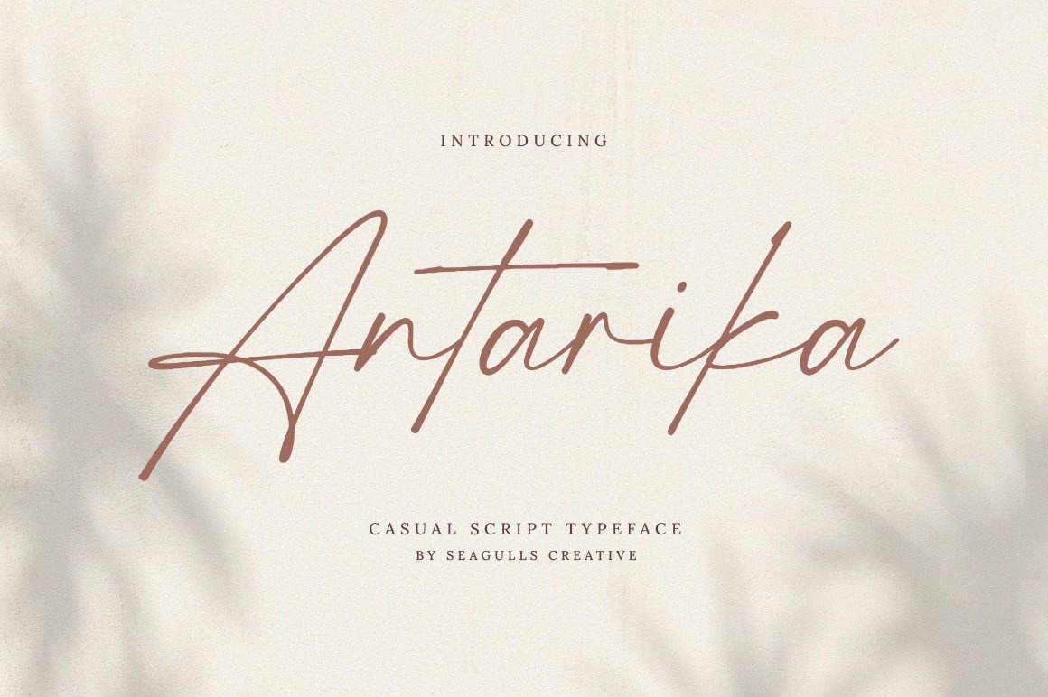Antarika Font preview