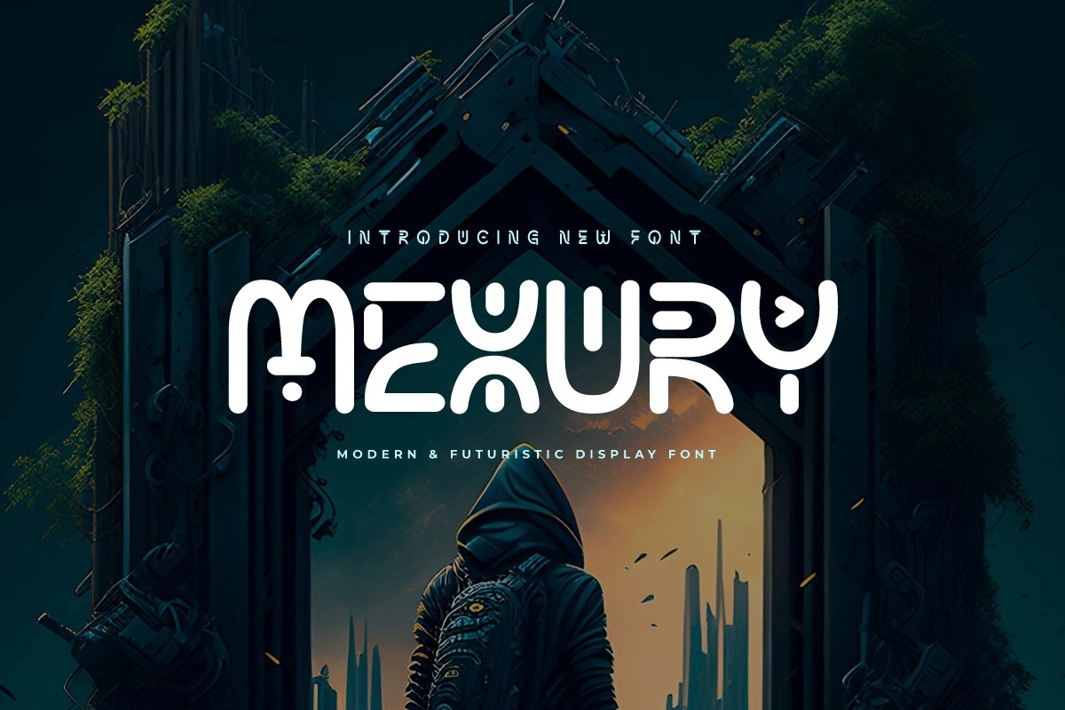 Mexury Font preview