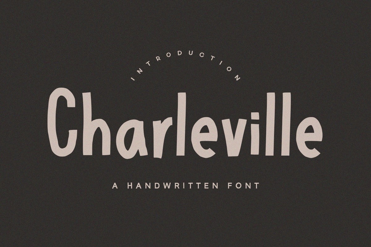 Charleville Regular Font preview