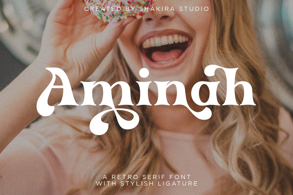 Aminah Regular Font preview