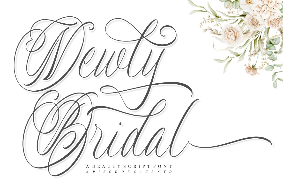Newly Bridal Font preview