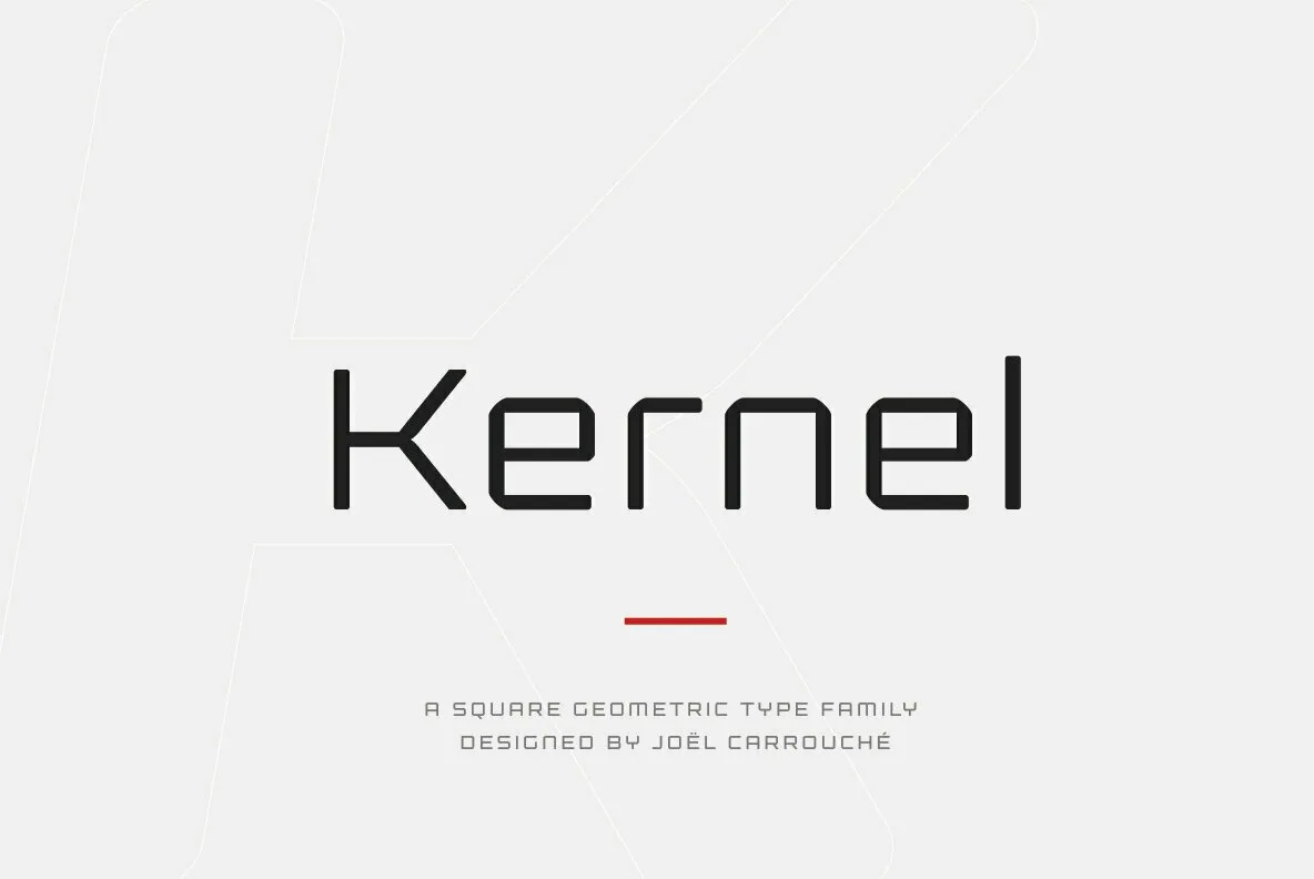 Kernel Font preview