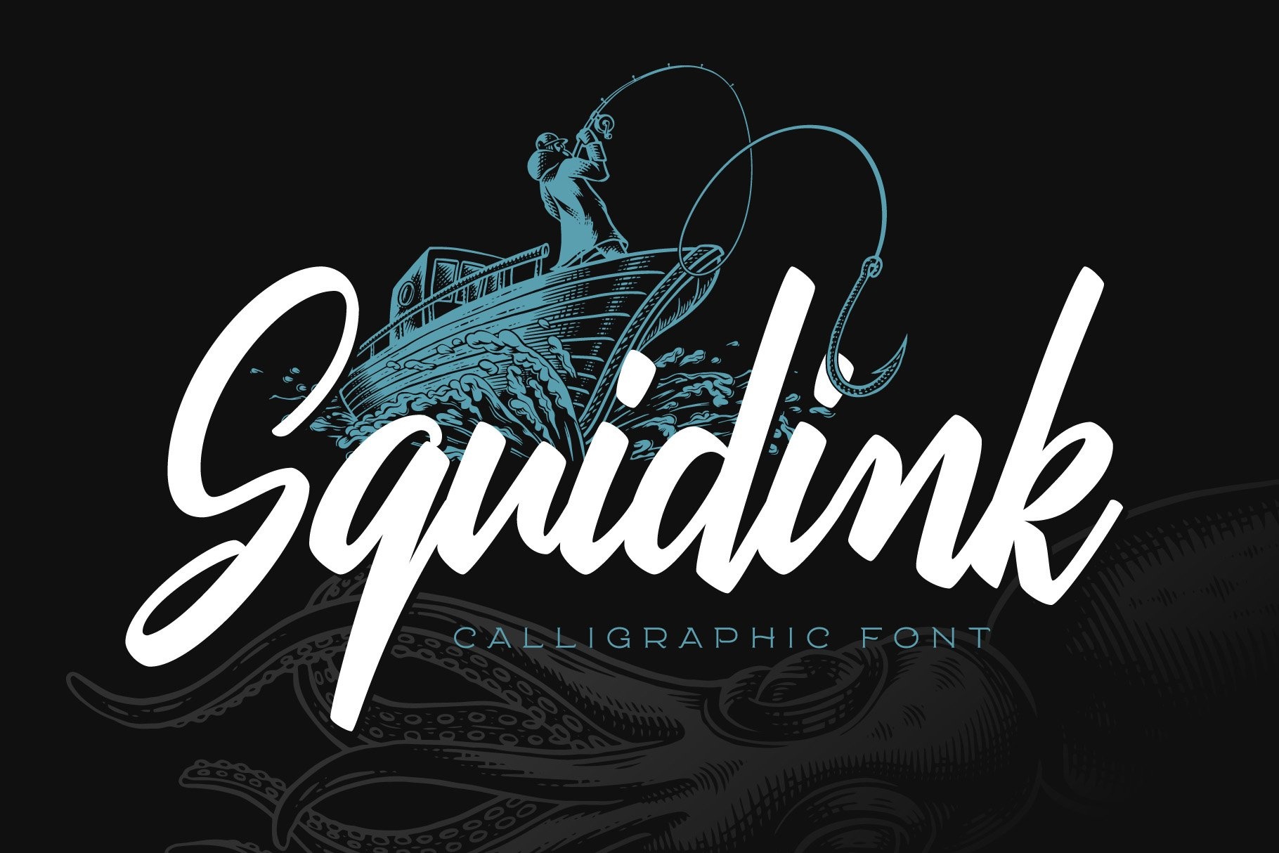 Squidink Font preview
