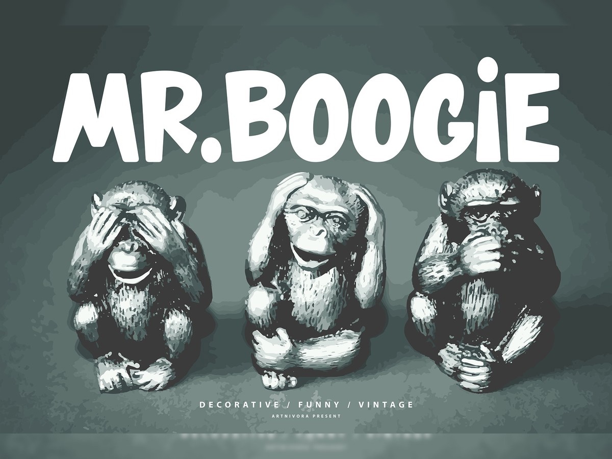Mr. Boogie Regular Font preview