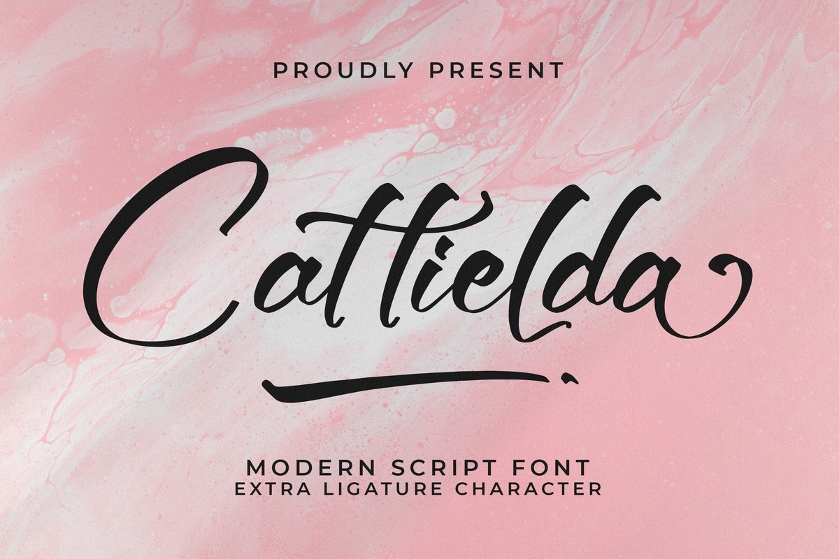 Cattielda Font preview