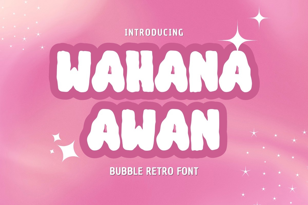 Wahana Awan Regular Font preview