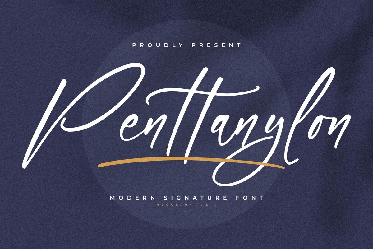 Penttanylon Font preview