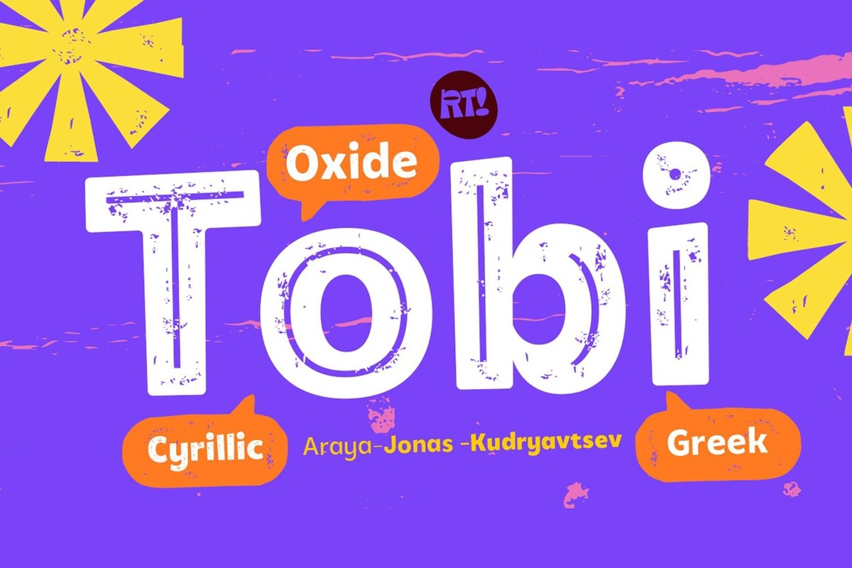 Tobi Oxide BlackBasic Font preview