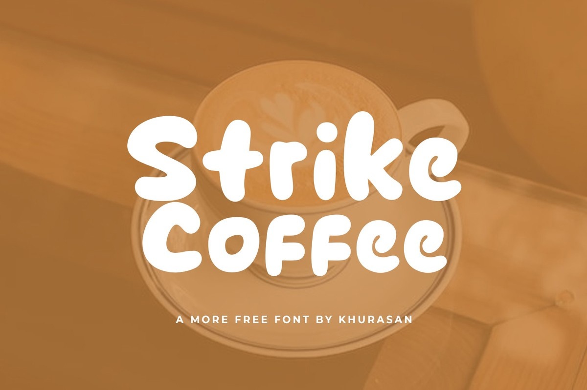 Strike Coffee Font preview