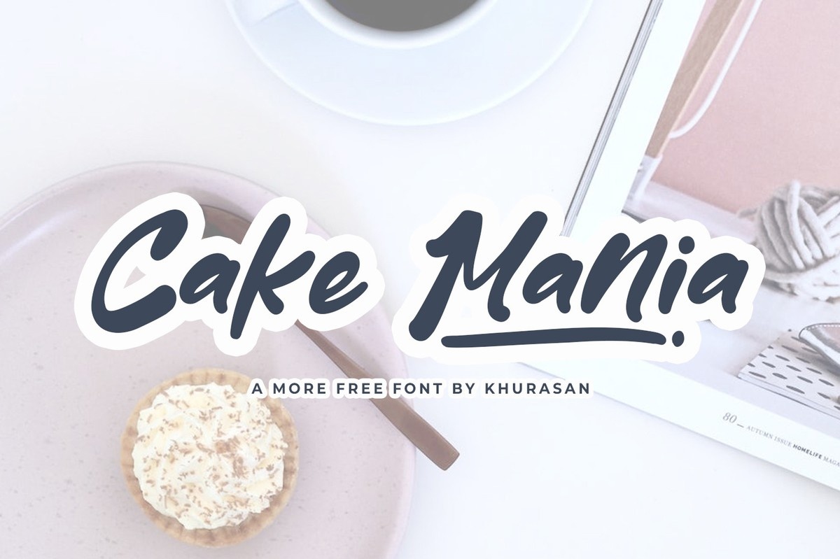 Cake Mania Font preview