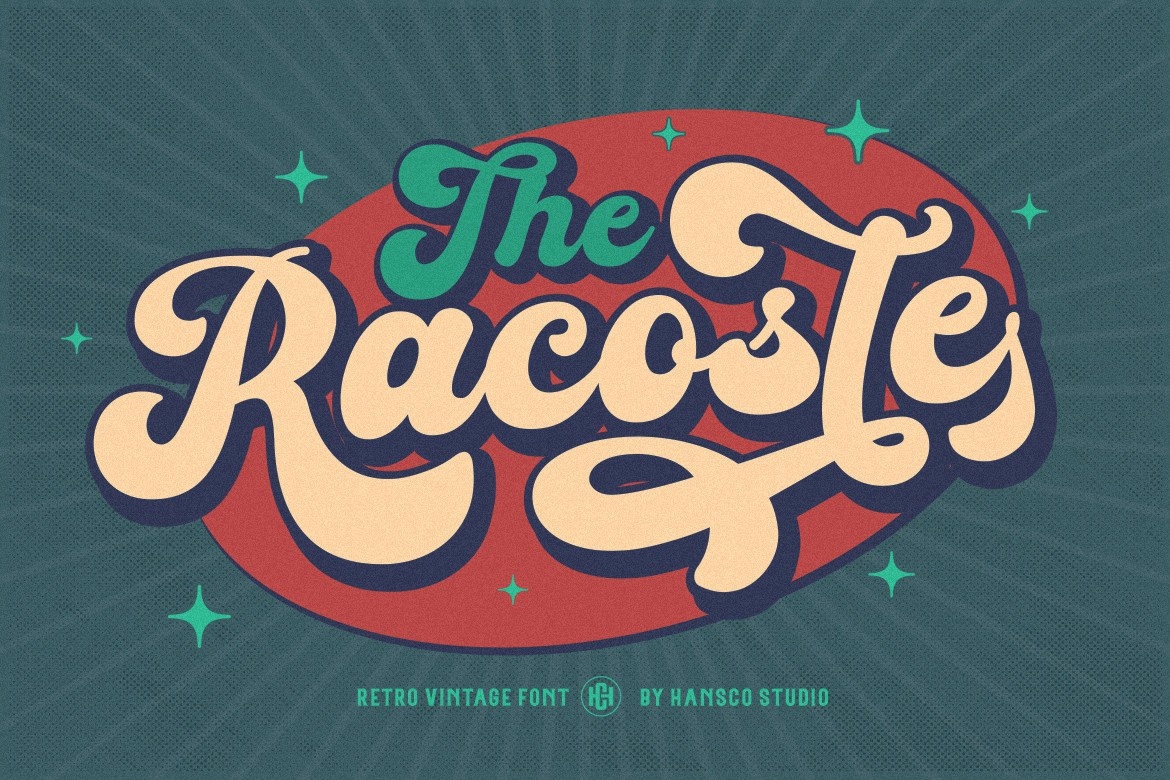Racoste Font preview