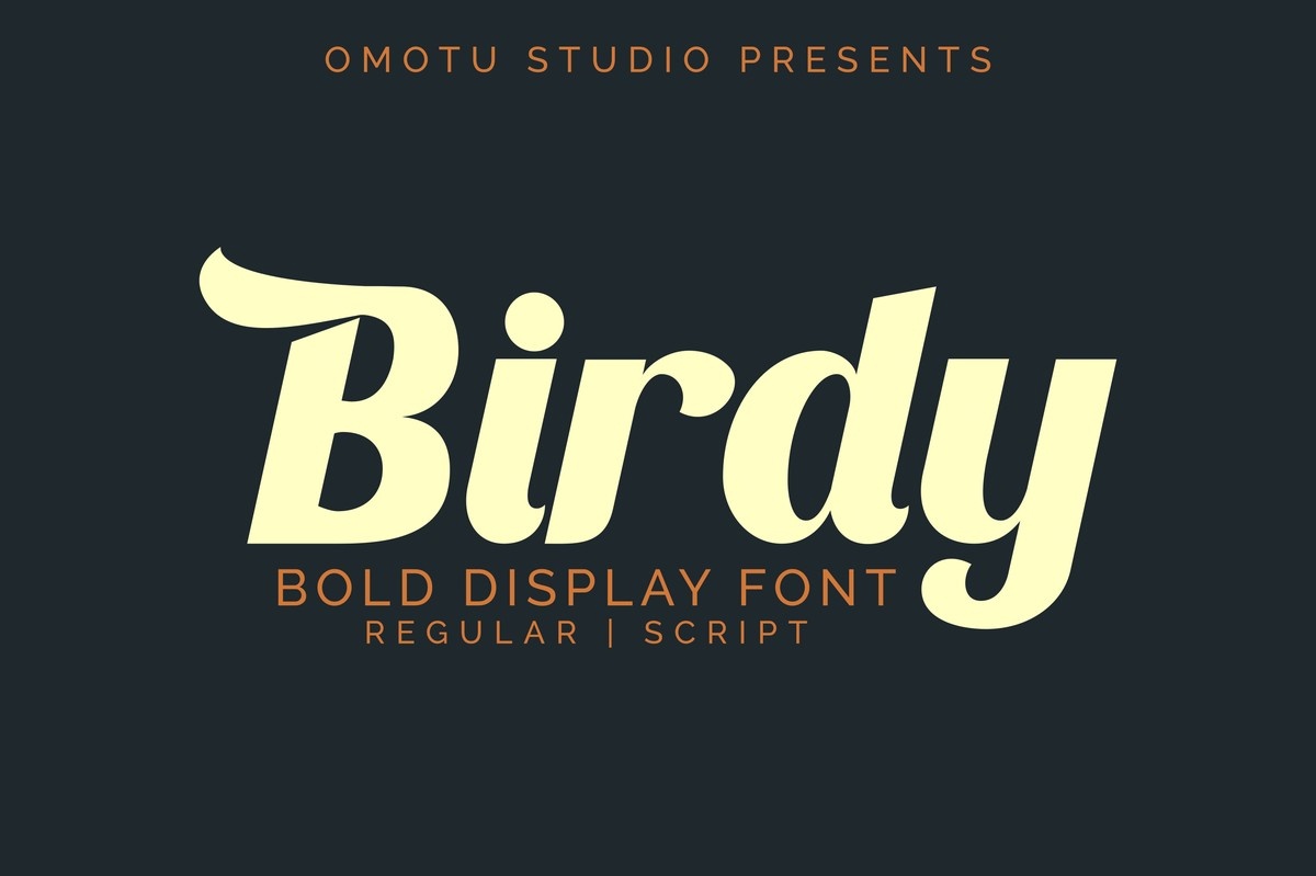 Birdy Regular Font preview