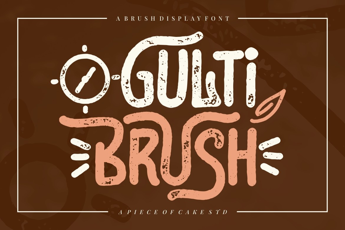 Gulti Brush Regular Font preview